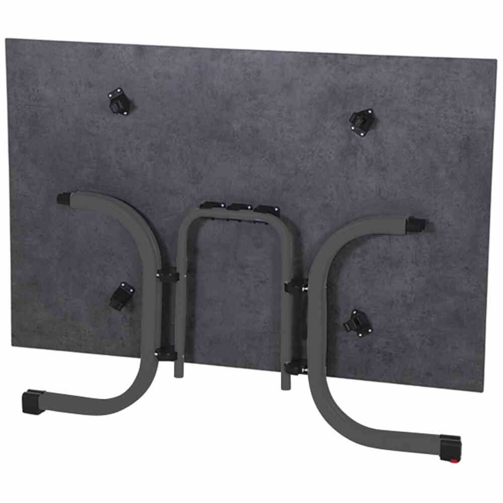 Gautzsch Klapptisch SOLA ca. 140x90cm in anthrazit/Dark stone