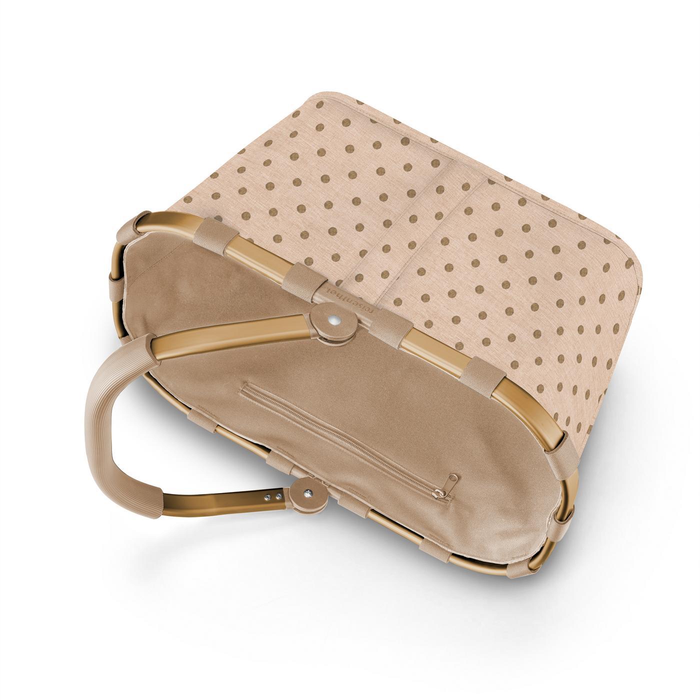 Reisenthel CARRYBAG in Farbe frame metallic dots coffee