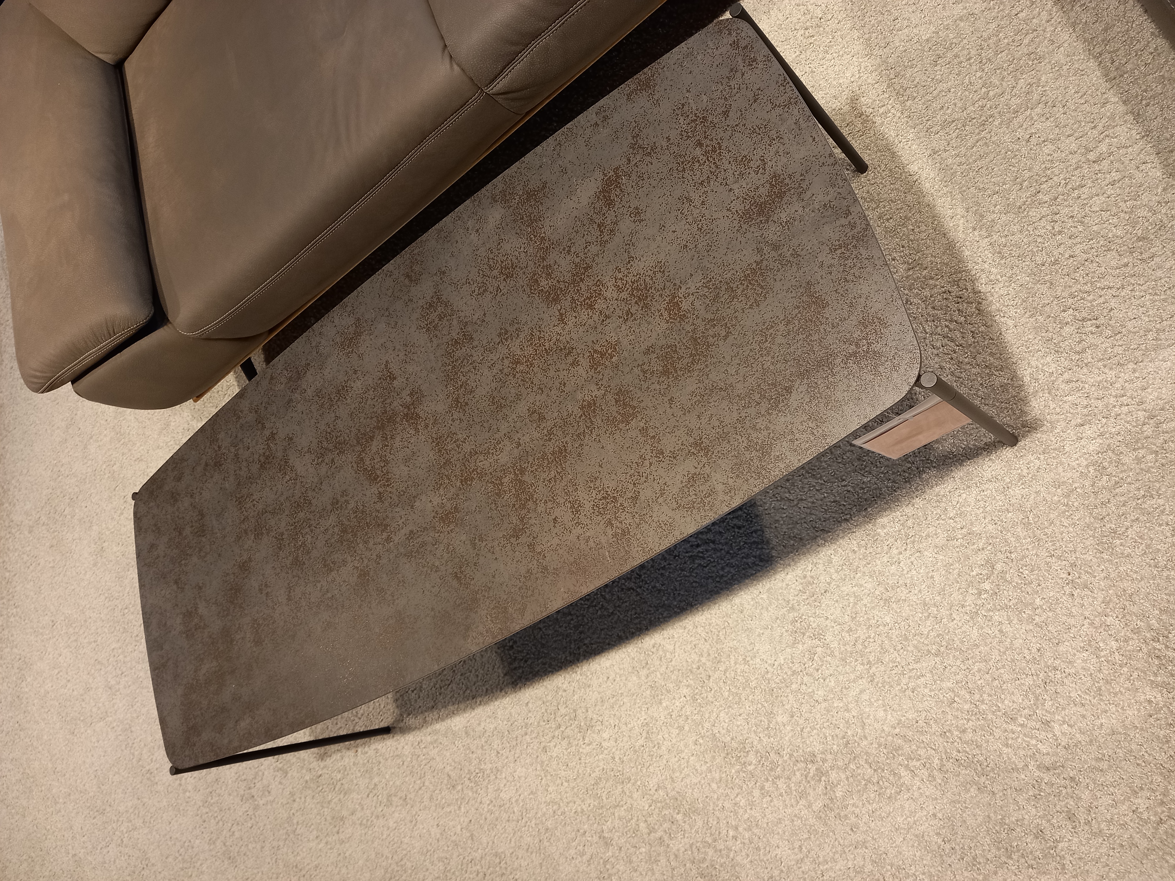 Venjakob Couchtisch RIO ca. 139x60 cm in Gestell schwarz matt Venjakob Couchtisch RIO ca. 139x60 cm in Gestell schwarz matt