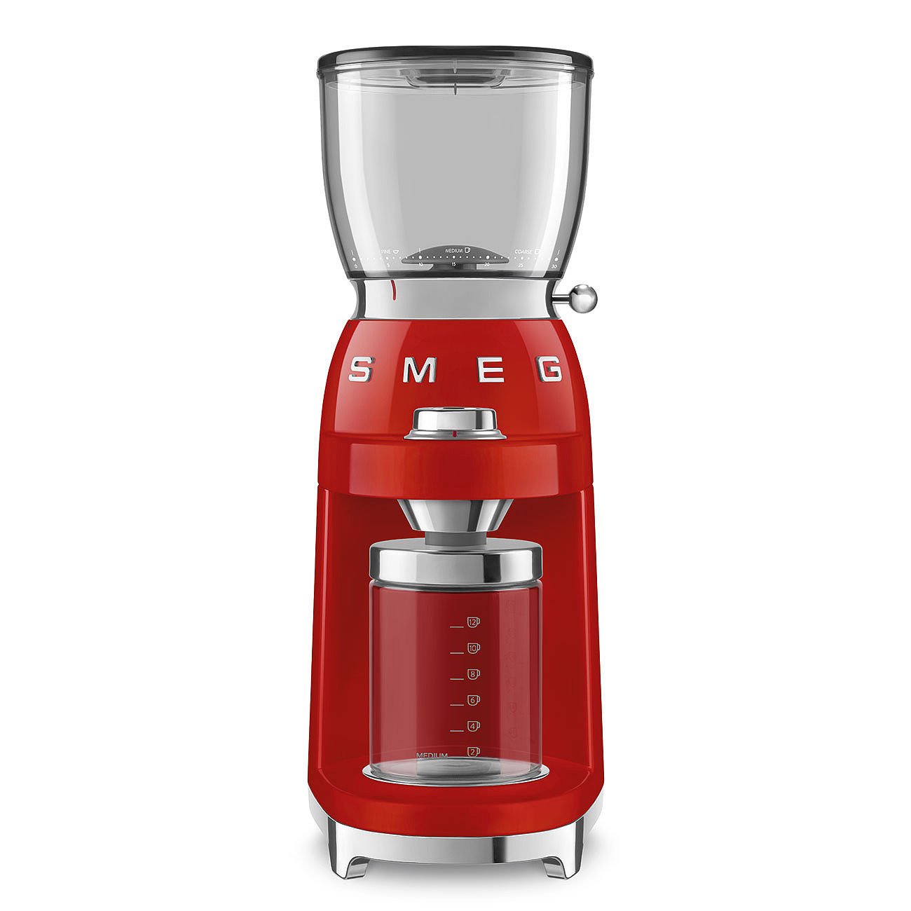 Smeg Kaffeemühle 50's Retro Style in rot Smeg Kaffeemühle 50's Retro Style in rot
