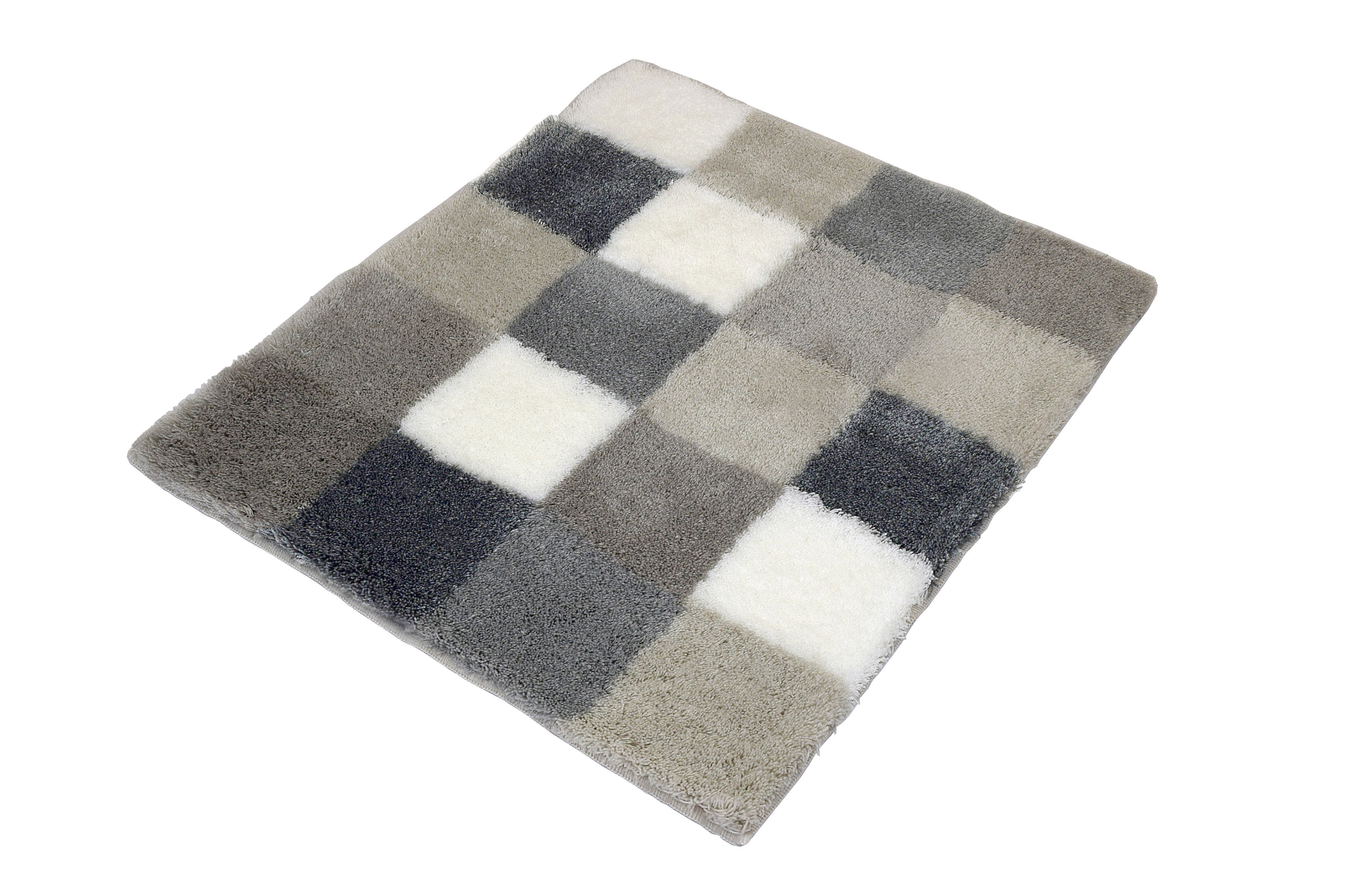 Kleine Wolke Badteppich CARO ca. 55x65cm in Farbe Flanell Kleine Wolke Badteppich CARO ca. 55x65cm in Farbe Flanell, Teppich, Schalldichte, Stoff, Mustertisch, Plaid