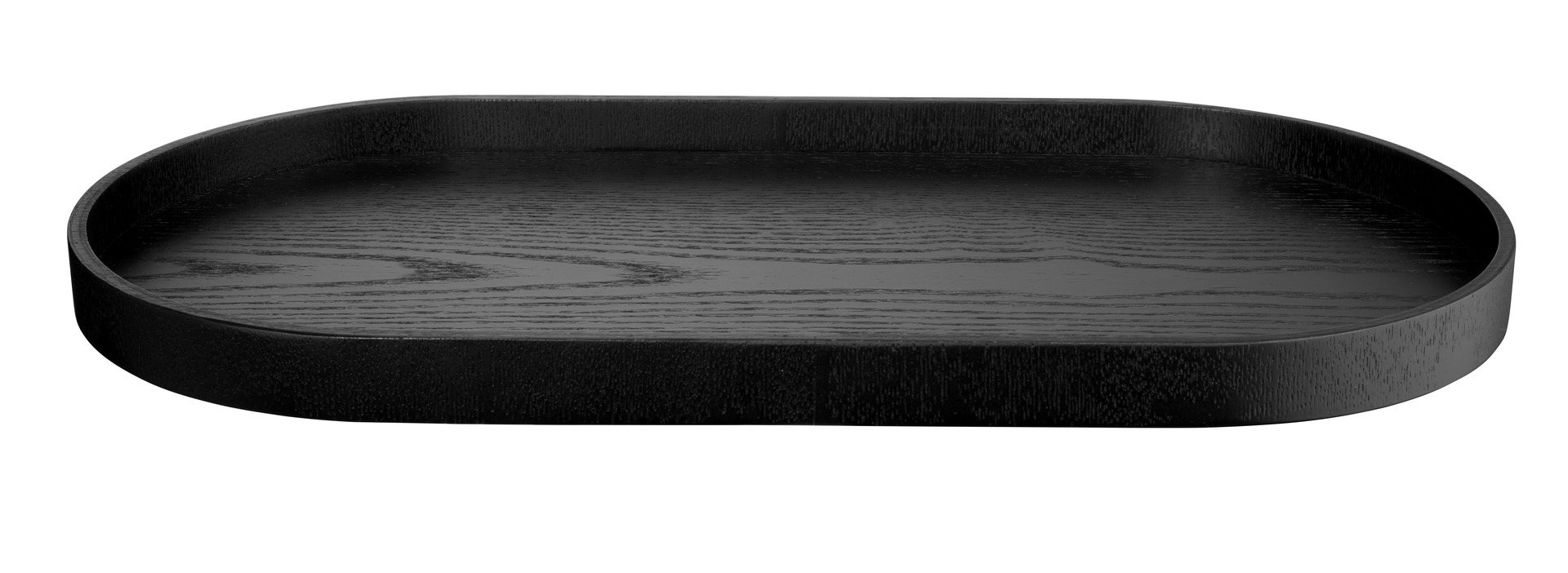 ASA Selection Holztablett oval WOOD ca. B22,5 H2,4 T44 cm in fb. schwarz,ca. 44 x 22,5 cm ASA Selection Holztablett oval WOOD ca. B22,5 H2,4 T44 cm in fb. schwarz,ca. 44 x 22,5 cm