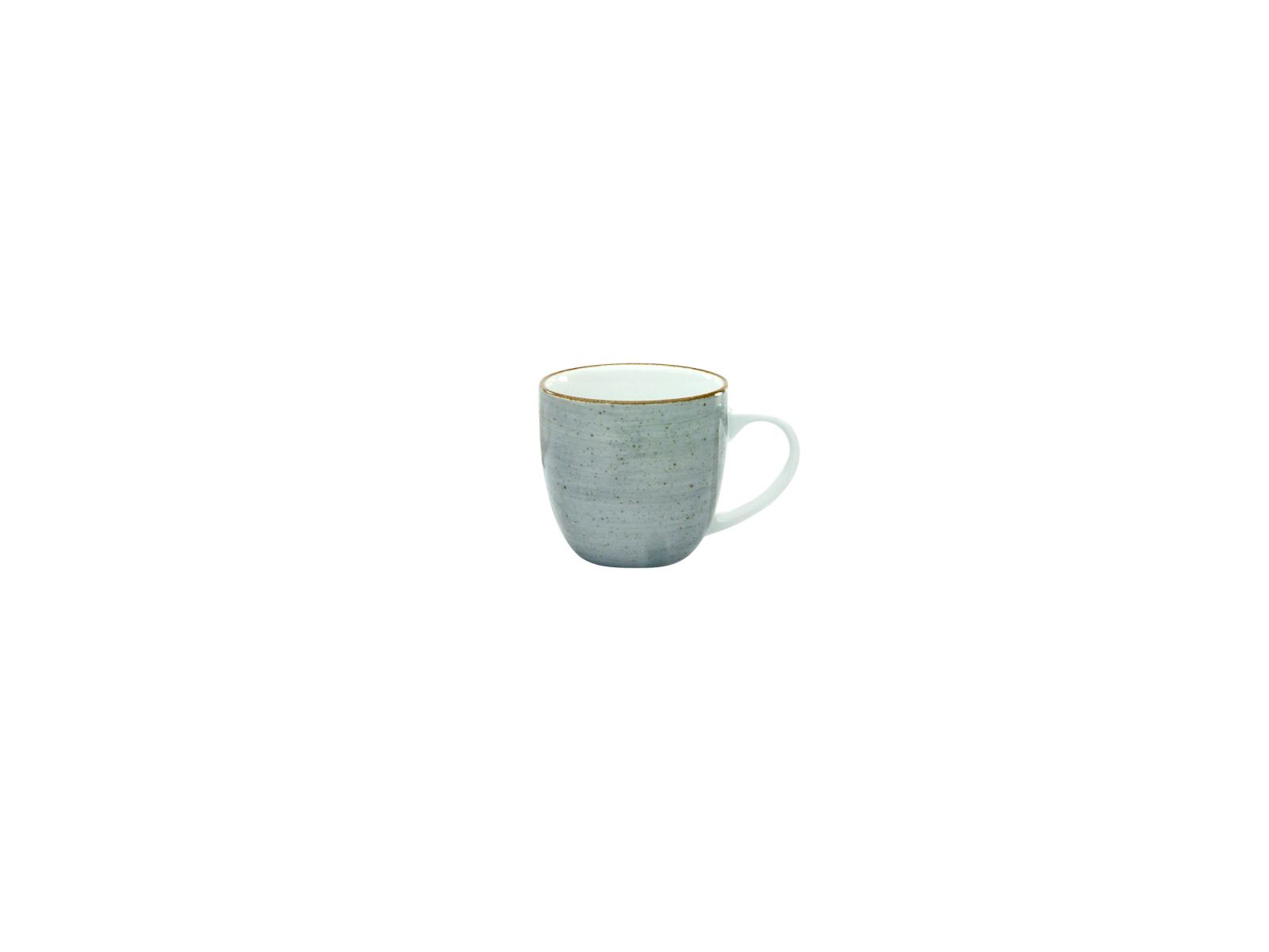 CreaTable Kaffeebecher Vintage Nature in Farbe Stein glänzend