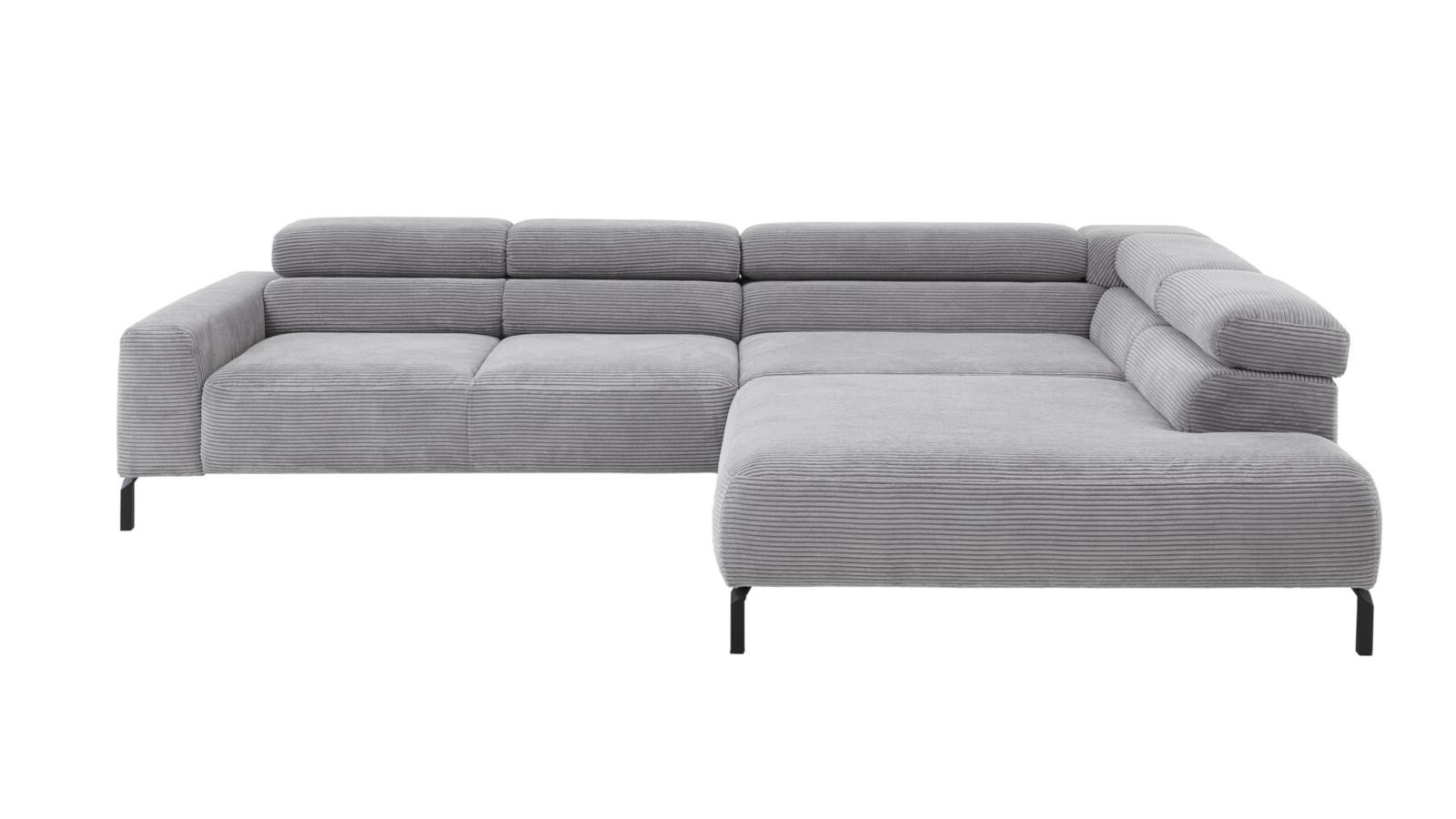 Polsterecke in Stoff Cord grey PG:Cord