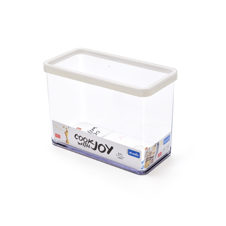 Rotho Premium Dose LOFT in Farbe Transparent Rotho Premium Dose LOFT in Farbe Transparent