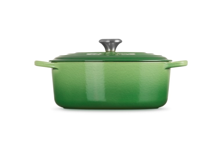 Le Creuset Bräter Sig 29cm SIG in Farbe Bamboo Green Le Creuset Bräter Sig 29cm Bamboo Green Oval