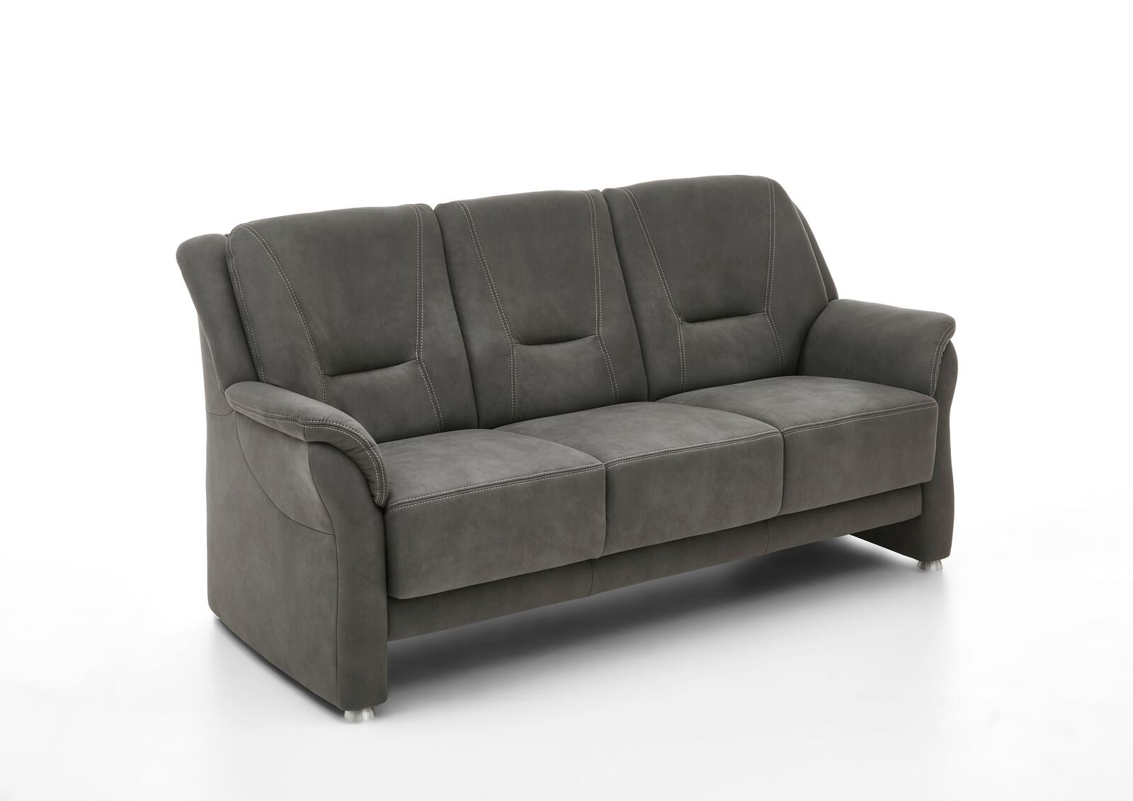 OrthoSedis 3-Sitzer OS-PP1113 in Stoff Feeling grey
