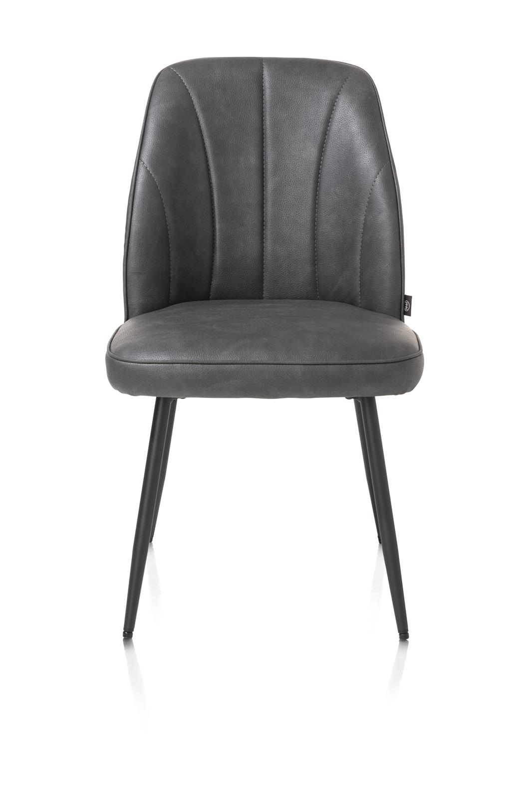 Henders & Hazel Stuhl LEO ca. B52 H87 T51 cm in Stoff Microf. Pala anthrazit