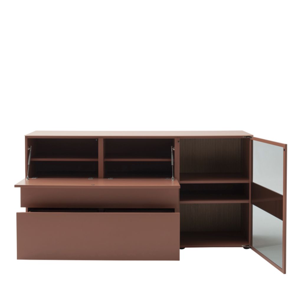 SCHÖNER WOHNEN-Kollektion Sideboard AMAYA in Farbe 489 Lack samtbeere