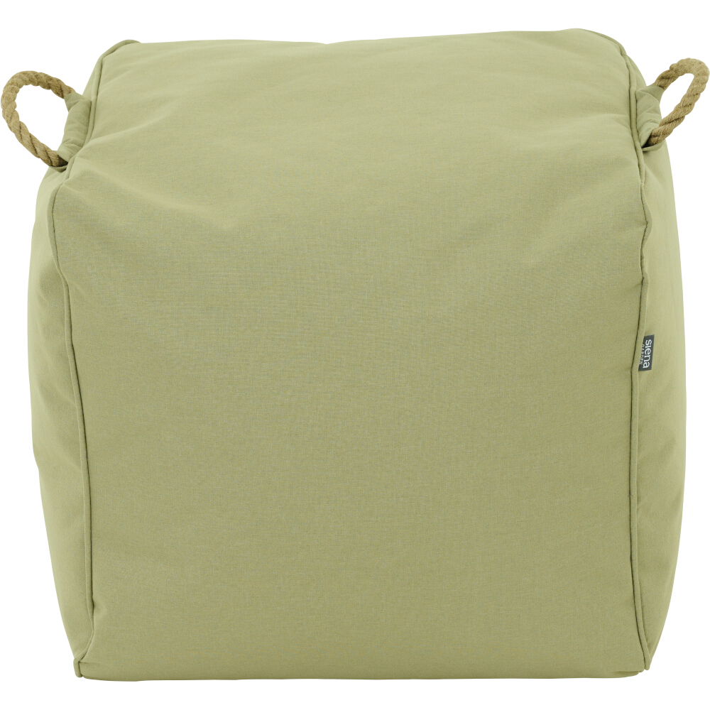 Gautzsch Sitz-Fusshocker INTEGRAL ca 48x46x46 cm in Stoff pistache, wetterfest