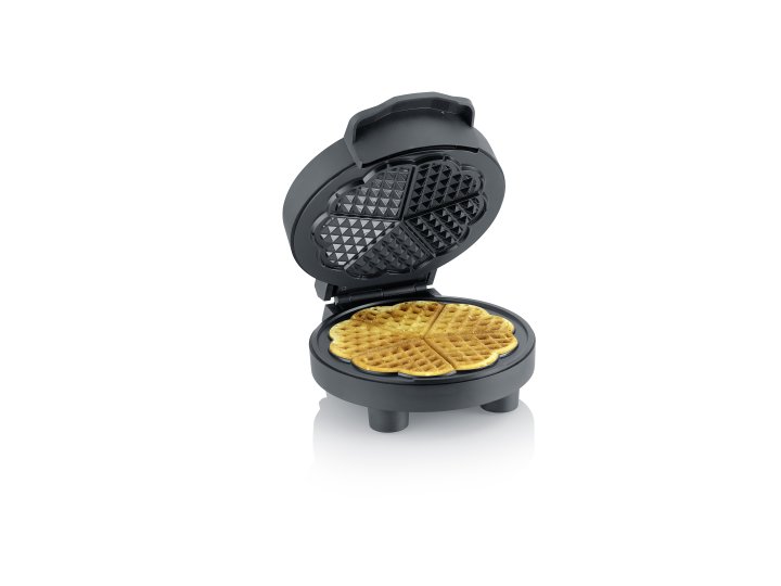 Severin Waffeleisen WA 2116 in Schwarz Matt, Essen, Waffel