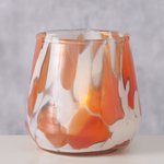 Boltze Windlicht Layla in Farbe Glas Farbmix