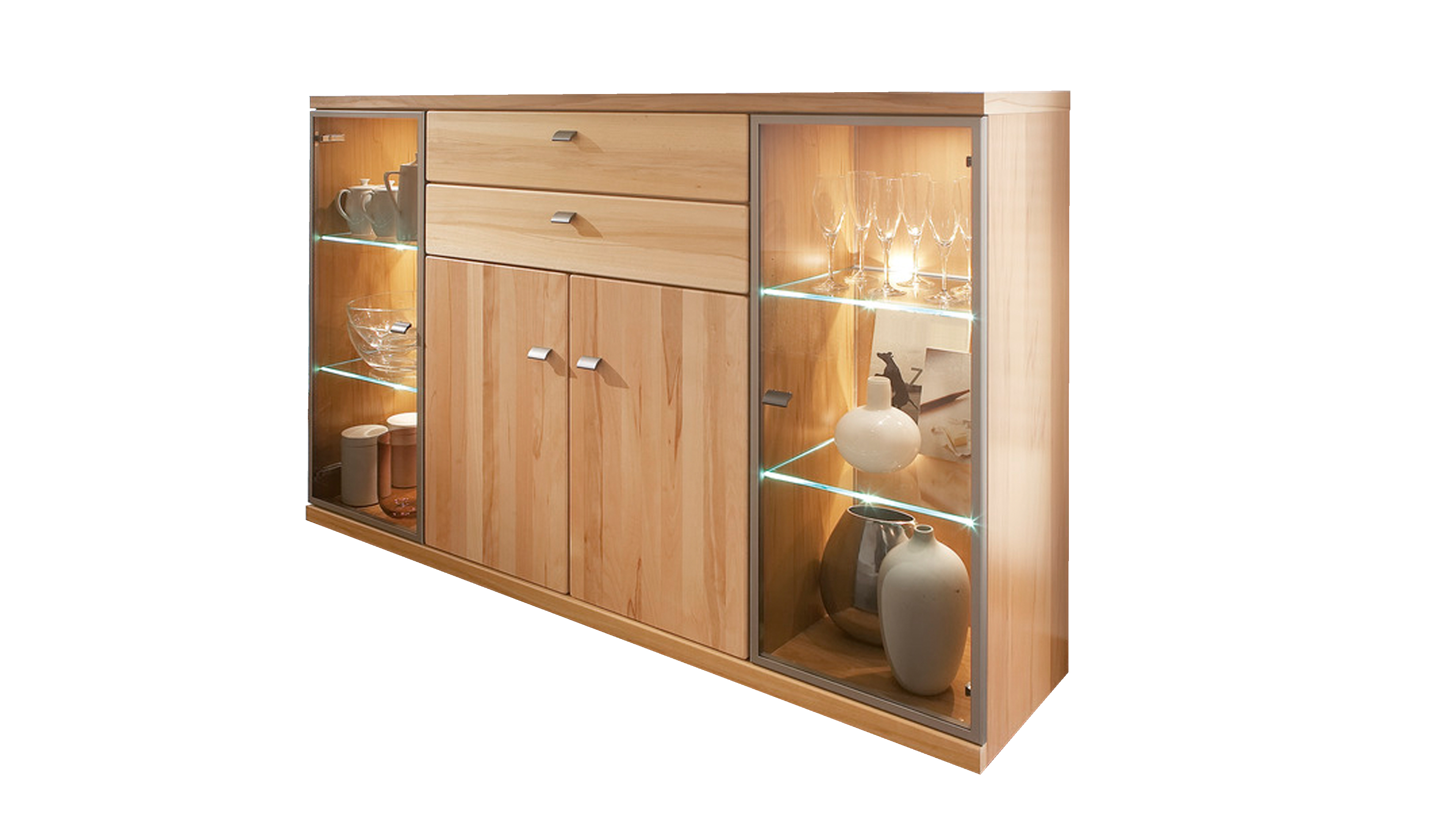 RMW Highboard VIVA in Front: Kernbuche massiv PG 1 RMW Highboard VIVA in Front: Kernbuche massiv PG 1, Moebel, Anrichte, Innenarchitektur, Kabinett, Schrank