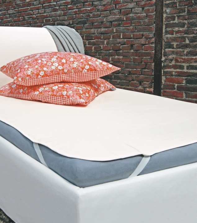 Ibena Matratzenschutz PURE 90x200cm in Farbe natur
