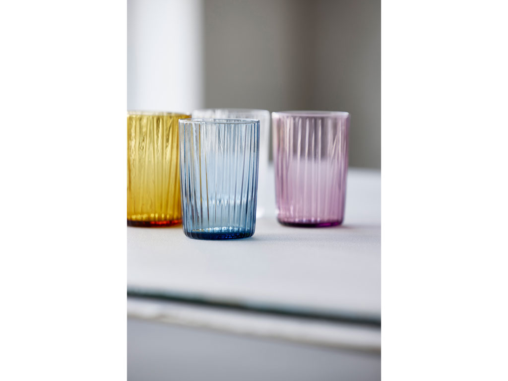 BITZ Wasserglas 0,28 Liter in Farbe blau