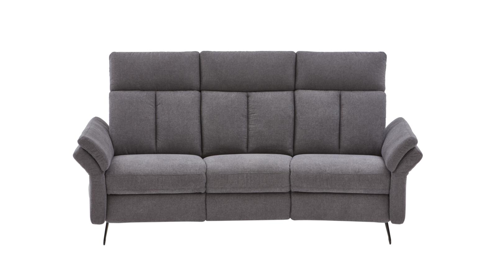 Rundsofa 3-sitzig ORTHOSEDIS 4.0 in Stoff Sofia clean anthrazit Rundsofa 3-sitzig ORTHOSEDIS 4.0 in Stoff Sofia clean anthrazit, Couch, Mobiliar, Kissen, Dekoration für Zuhause