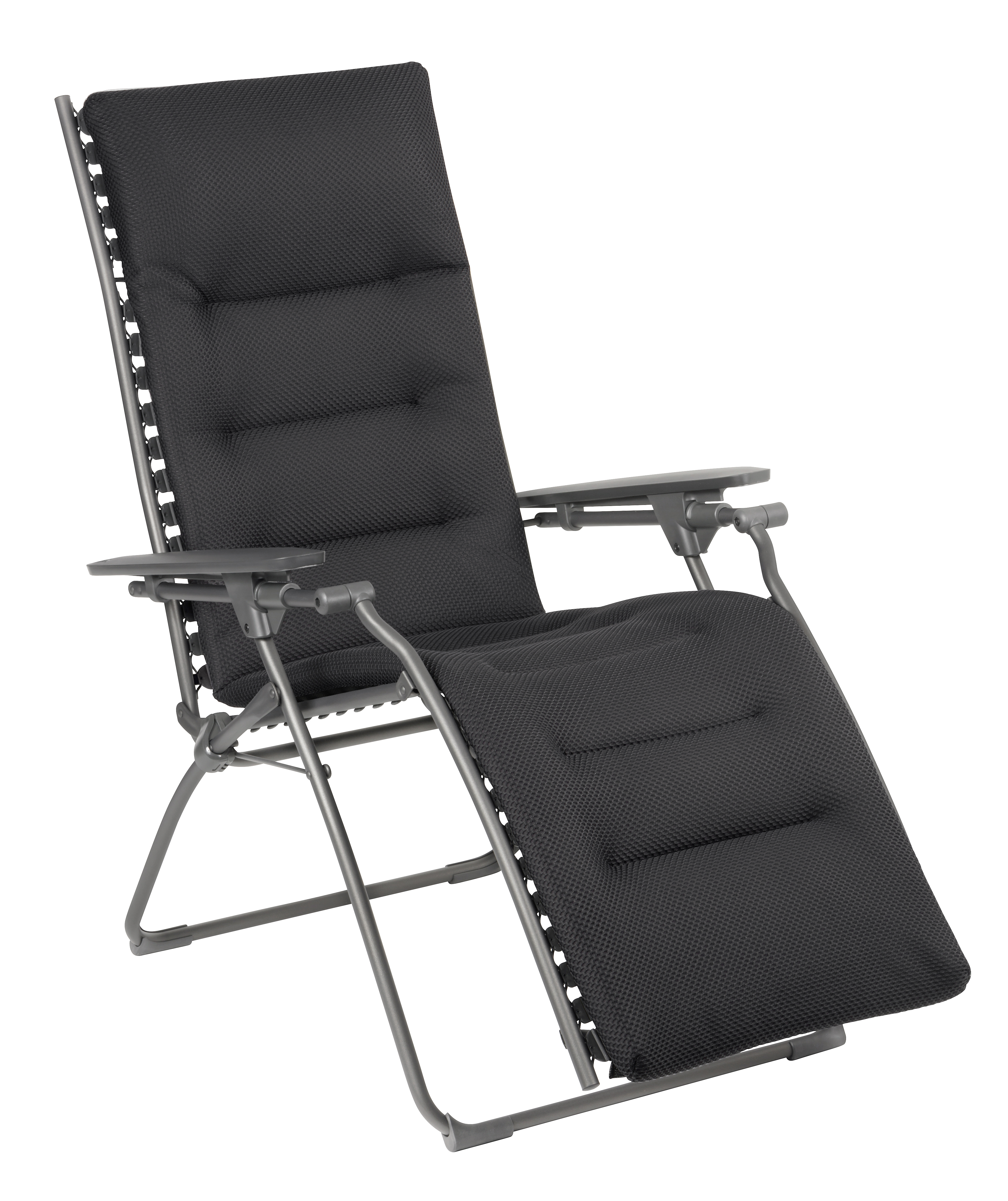 Lafuma Relaxliege EVOLUTION BE COMFORT in Gestell dunkelgrau, Bezug dunkelgrau