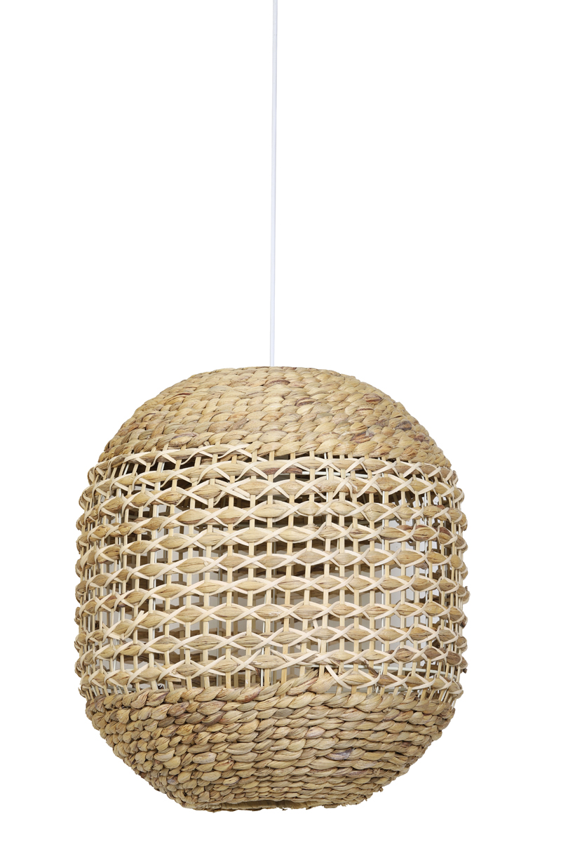 Hängeleuchte TRIPOLI in Rattan naturell