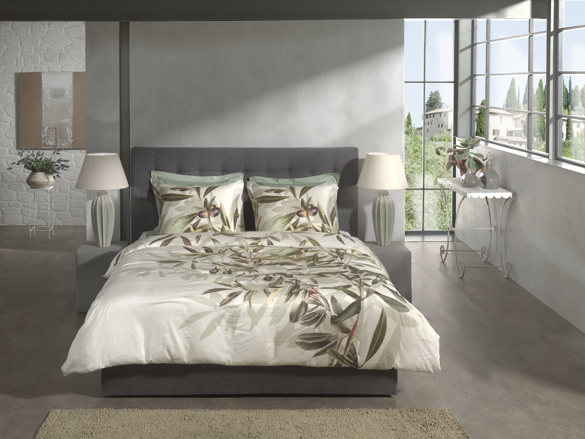 Heckettlane Bettwäsche ca. 155x220cm in Farbe Green