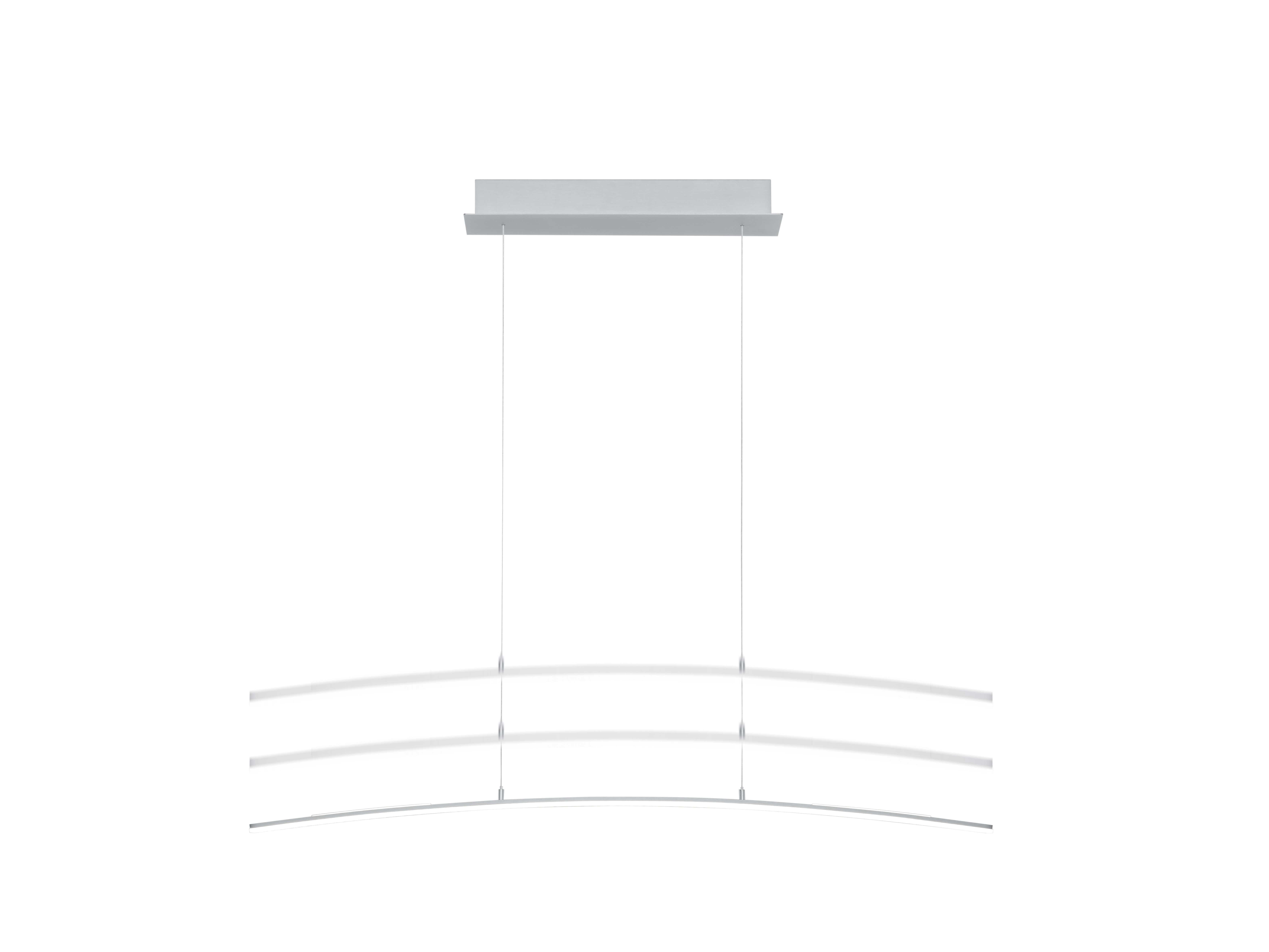 B-Leuchten LED-Pendelleuchte SIRA 1-flammig in Aluminium eloxiert