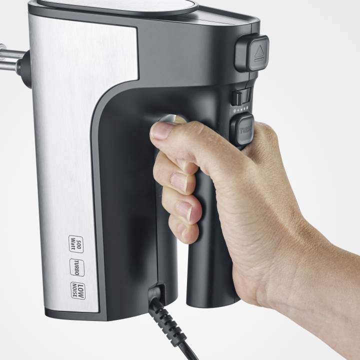 Severin Handmixer HM 3841 in Edelstahl-gebürstet/schwarz