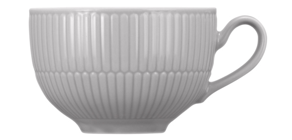 Seltmann Weiden Milchkaffeeobertasse 0,35 l Amina 3 Silbergrau , Pokal, Kunst, Porzellan, Töpferei, Schüssel
