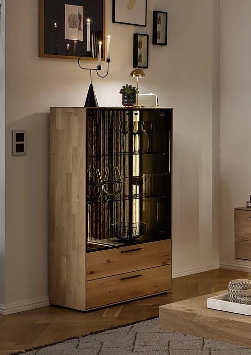 Musterring Highboard in Kerneiche Natur / Musterring Highboard in Kerneiche Natur /