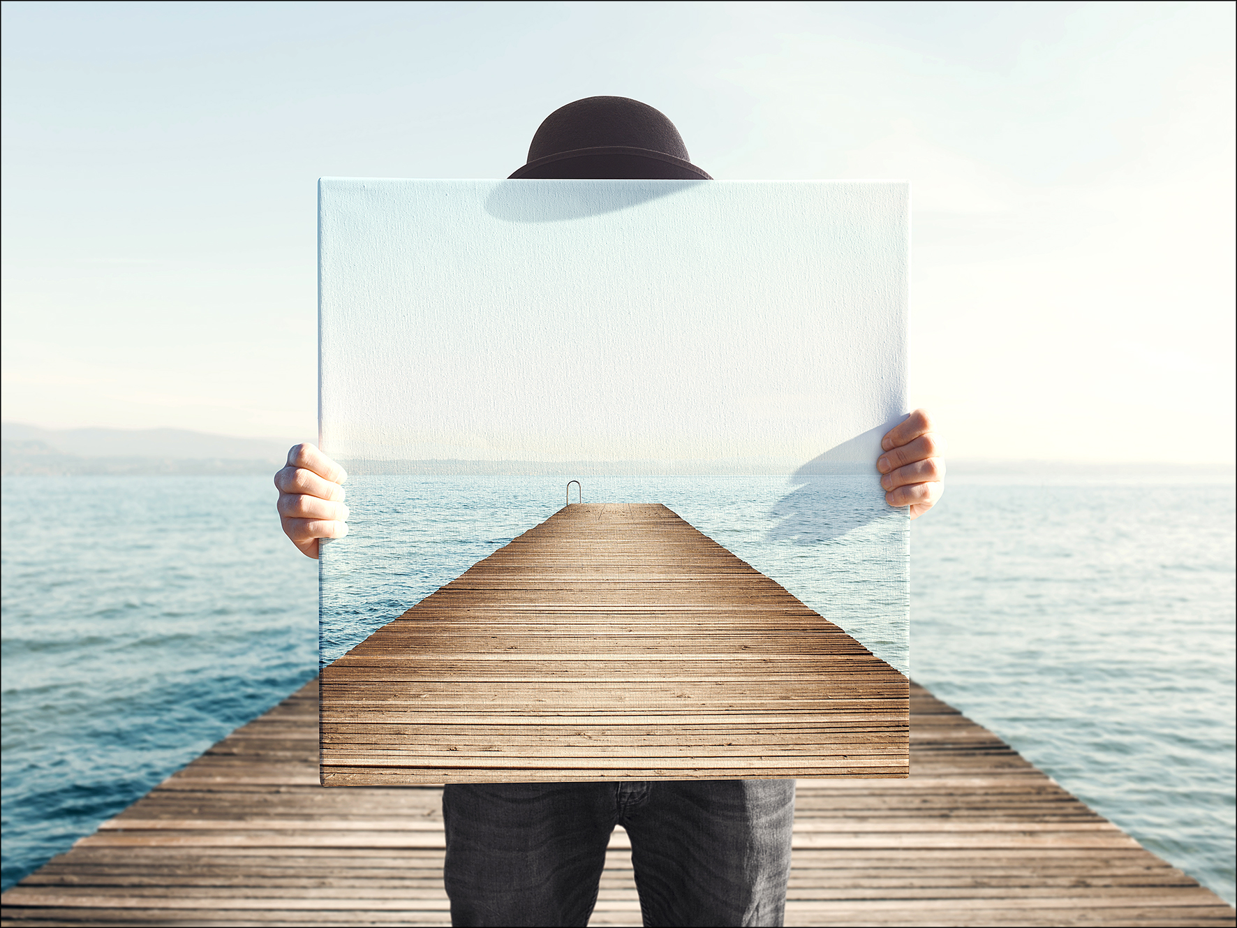ProArt Canvas-Art 80x60cm Image Of A Jetty ProArt Canvas-Art 80x60cm Image Of A Jetty