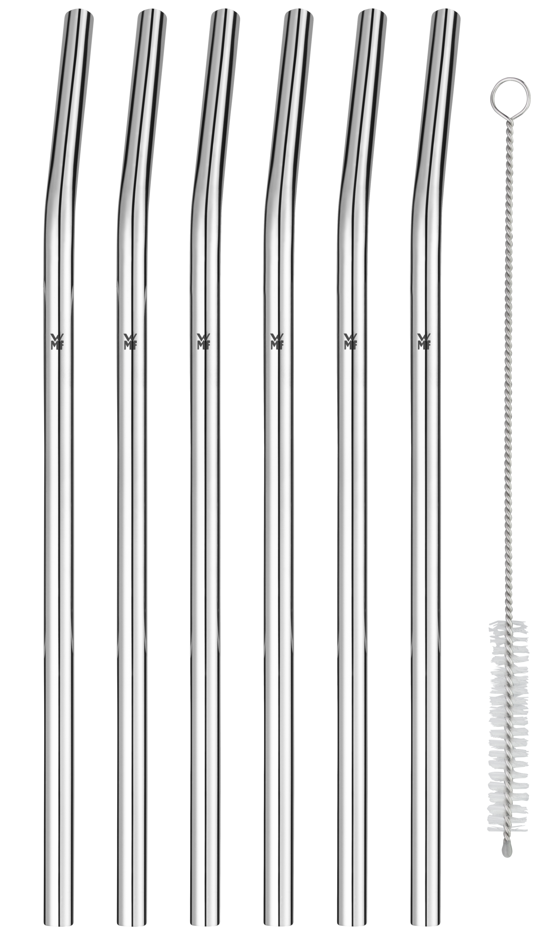 WMF BaricTrinkhalm-Set aus Cromargan® in Edelstahl WMF BaricTrinkhalm-Set aus Cromargan® in Edelstahl