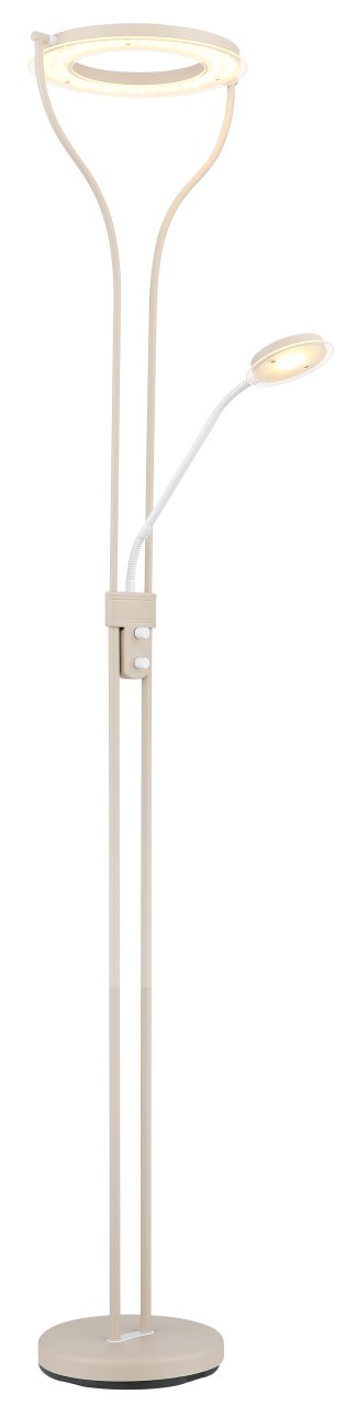Interliving LED-Deckenleuchte IL-9355 in Metall sandfarben matt, Lampe, Lampenschirm