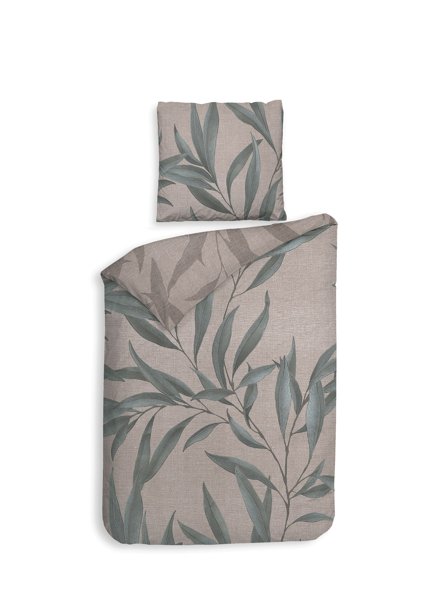 Heckettlane Bettwäsche ca. 135x200cm in Farbe Taupe