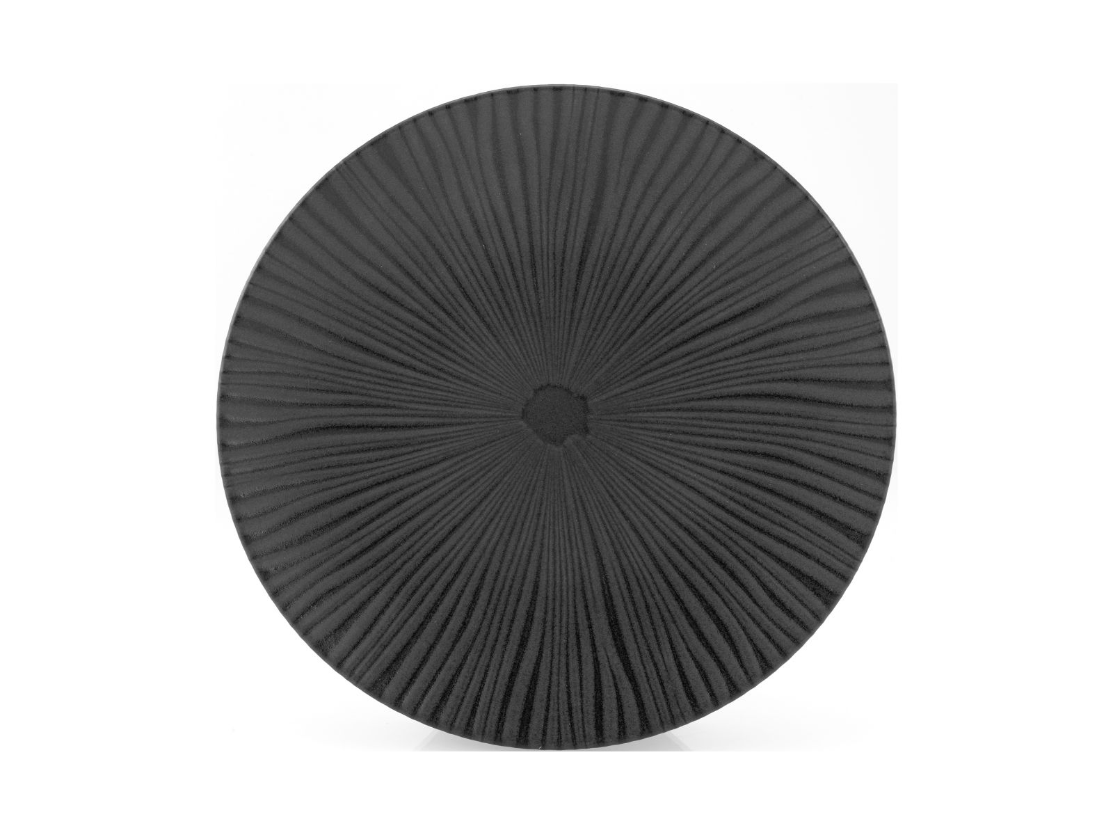 CreaTable Speiseteller Vesuvio in Farbe Schwarz matt