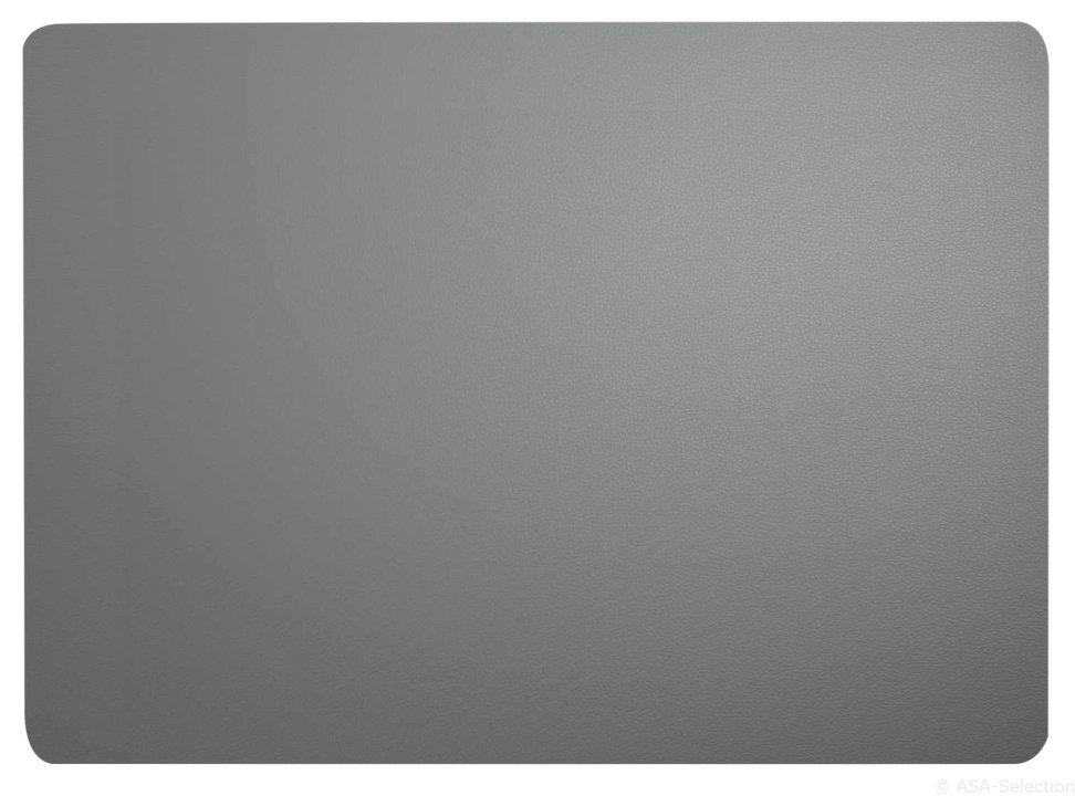 ASA Selection Tischset Leather Optic in Farbe grau matt ASA Selection Tischset Leather Optic in Farbe grau matt