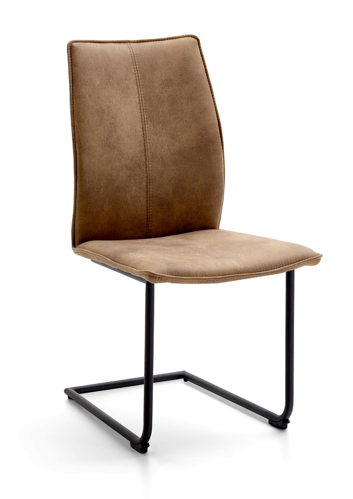 Niehoff Stuhlgruppe 3-tlg. CAPRI ca. B46 H93 T57 cm in Stoff Vintage Aberdeen stone, Stuhl, Mobiliar, Holz