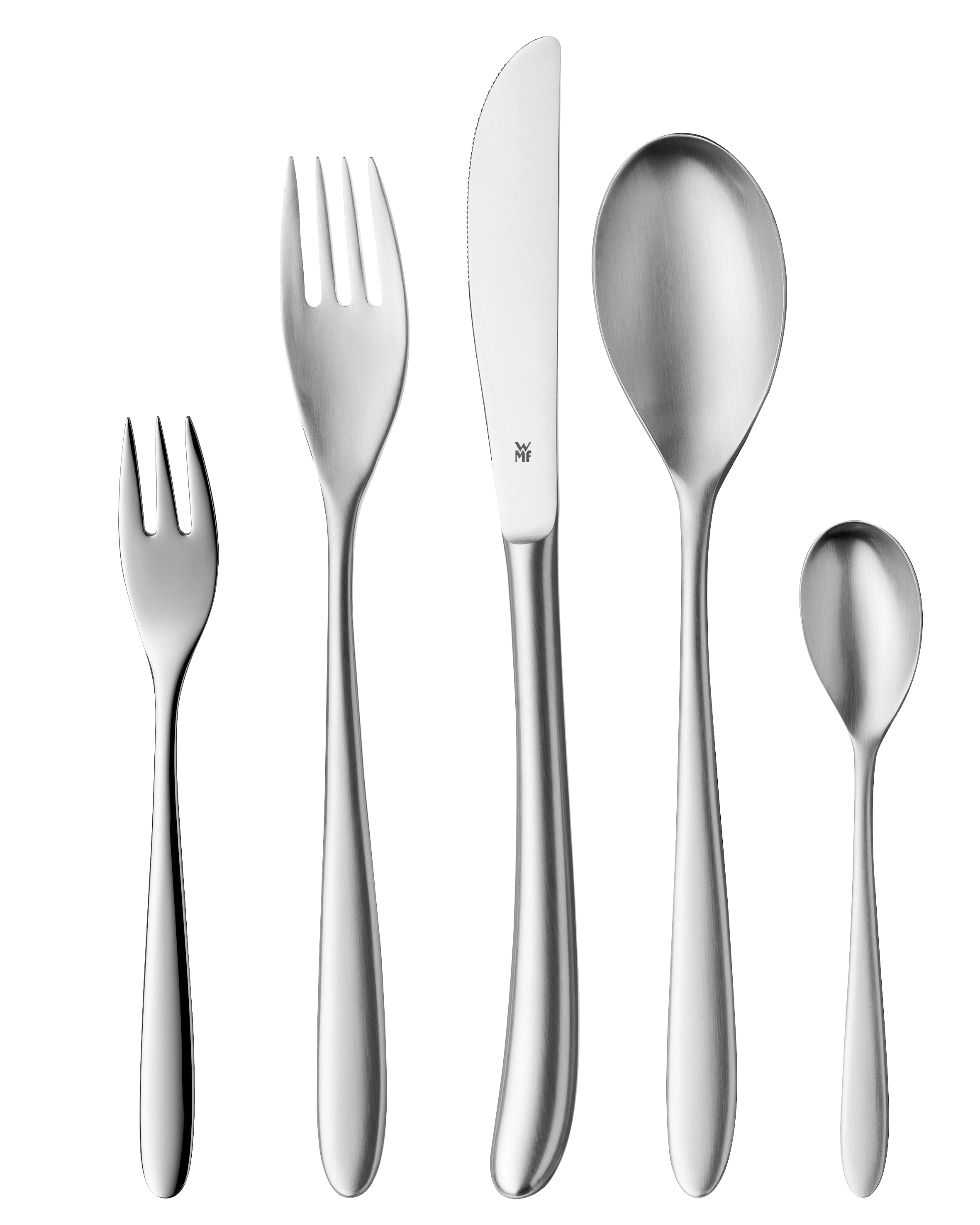 WMF Silk Besteck-Set, 30-teilig in Edelstahl matt