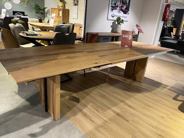 Interliving Esstisch IL5604 ca. L190 x B100, Höhe 75 cm in Eiche rustico hell geölt, Esstisch, Holztisch, Holz, Geräumig, Tischplatte