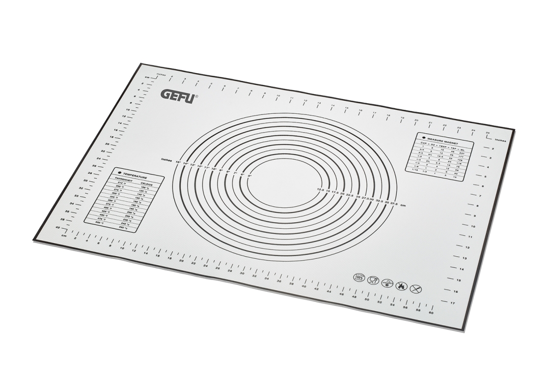 GEFU Back- und Arbeitsmatte PAD in Farbe schwarz/weiß