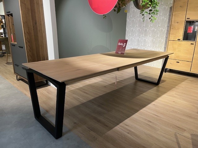 Henders & Hazel Ausziehtisch LIVADA ca. 100 x 77 x 190 cm in Tischplatte Natural Lacquered