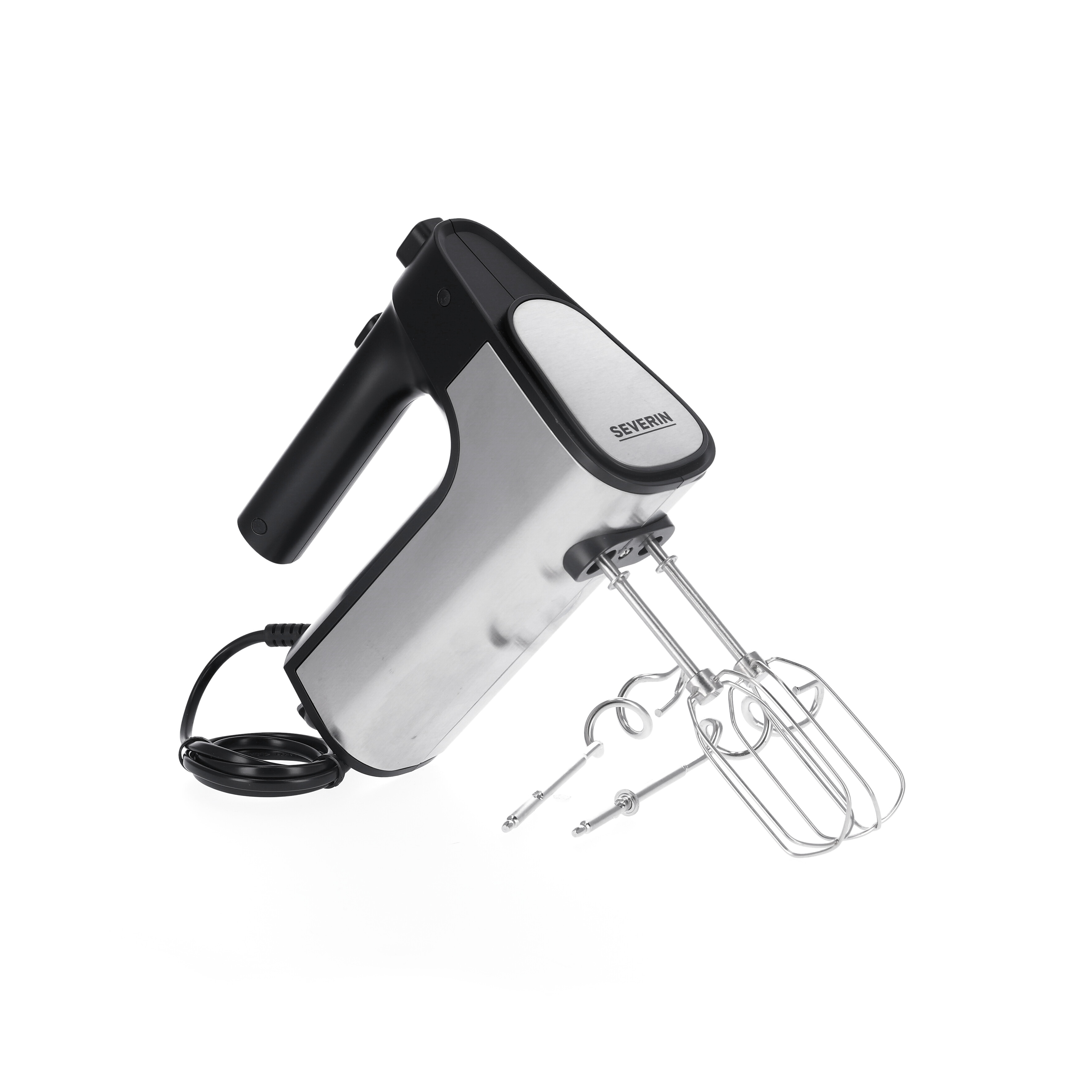 Severin Handmixer HM 3841 in Edelstahl-gebürstet/schwarz Severin Handmixer HM 3841 in Edelstahl-gebürstet/schwarz