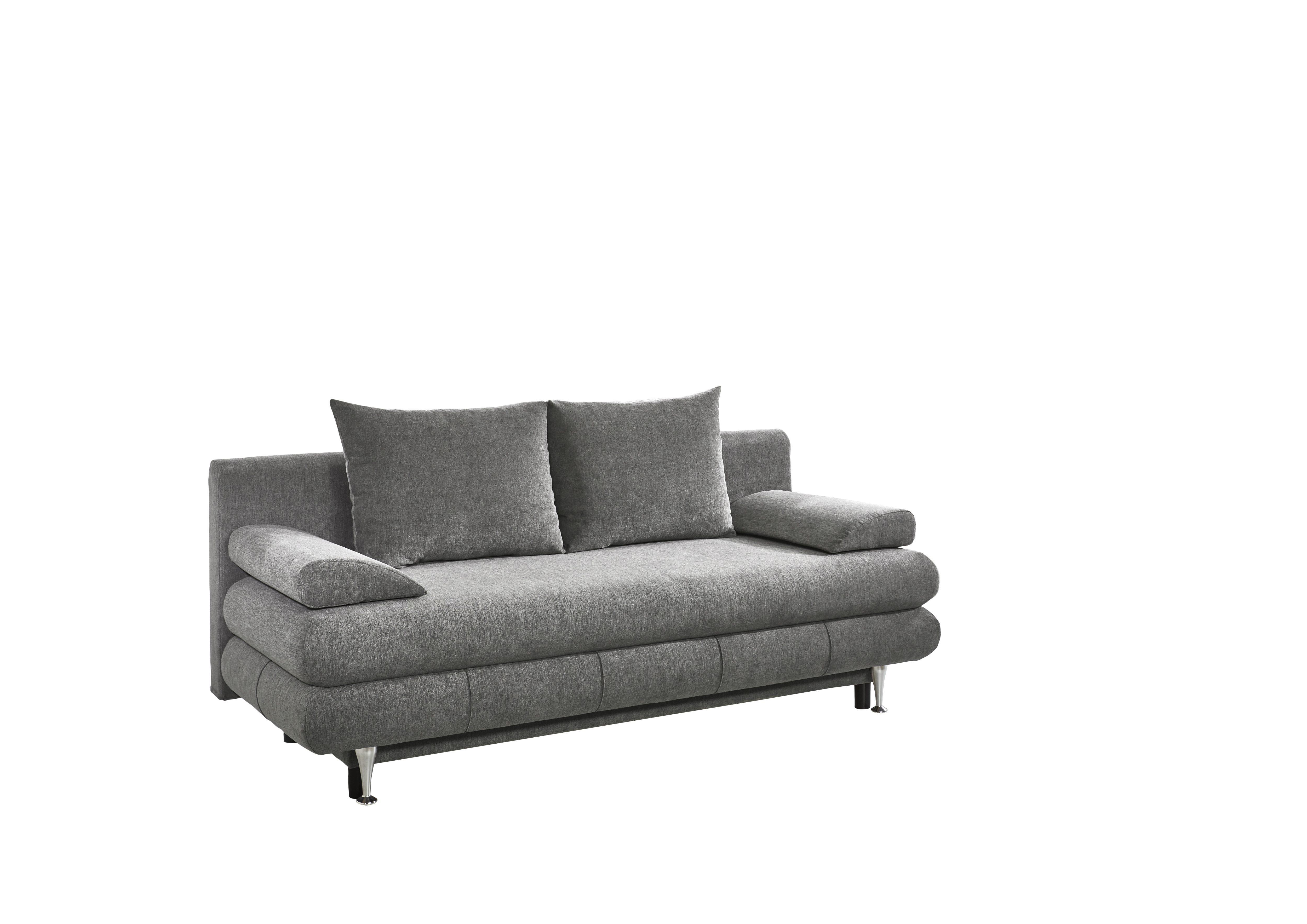 Sun Garden Verwandlungssofa BENFELD Grau Sun Garden Schlafsofa BENFELD ca. 140x188cm in Stoff grau