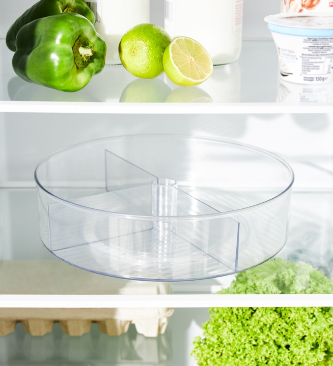 Rotho Drehteller Küchenorganizer KÜCHE in Farbe Transparent