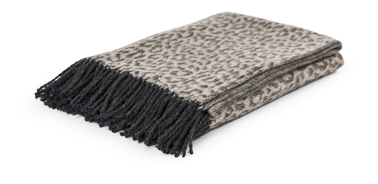 Magma Heimtex Plaid GIZA ca. 150x200cm in Farbe taupe, Decke, Dekoration für Zuhause