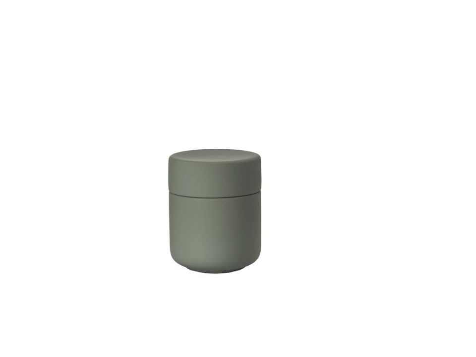 Zone Denmark Gefäß mit Deckel 8,3 cm in Farbe olive green Zone Denmark Gefäß mit Deckel 8,3 cm in Farbe olive green