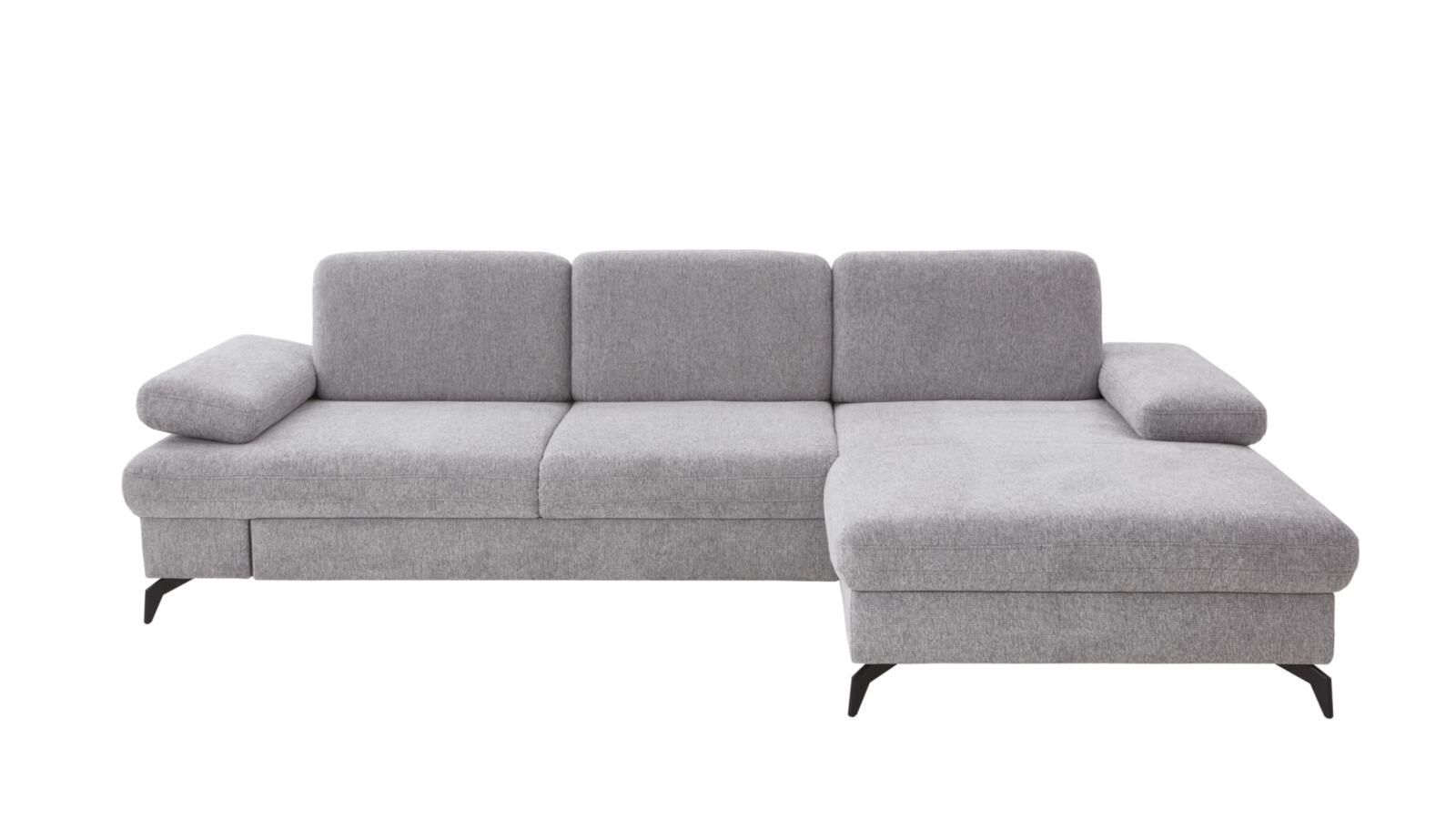 Sit & More Polsterecke MORRIS ca. 275x171cm in Stoff Orlean steel Sit & More Polsterecke MORRIS ca. 275x171cm in Stoff Orlean steel, Couch, Mobiliar