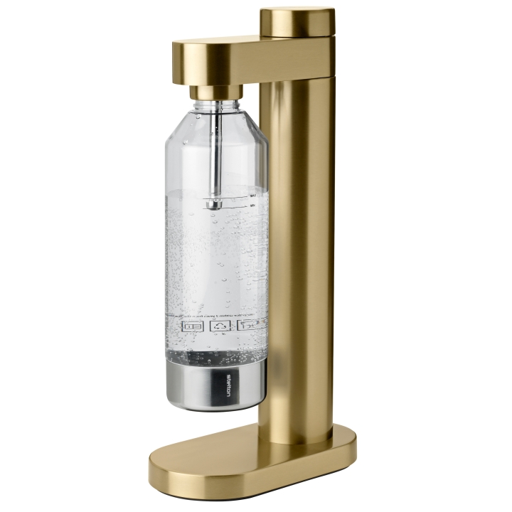 Stelton Wassersprudler BRUS in Farbe brushed brass