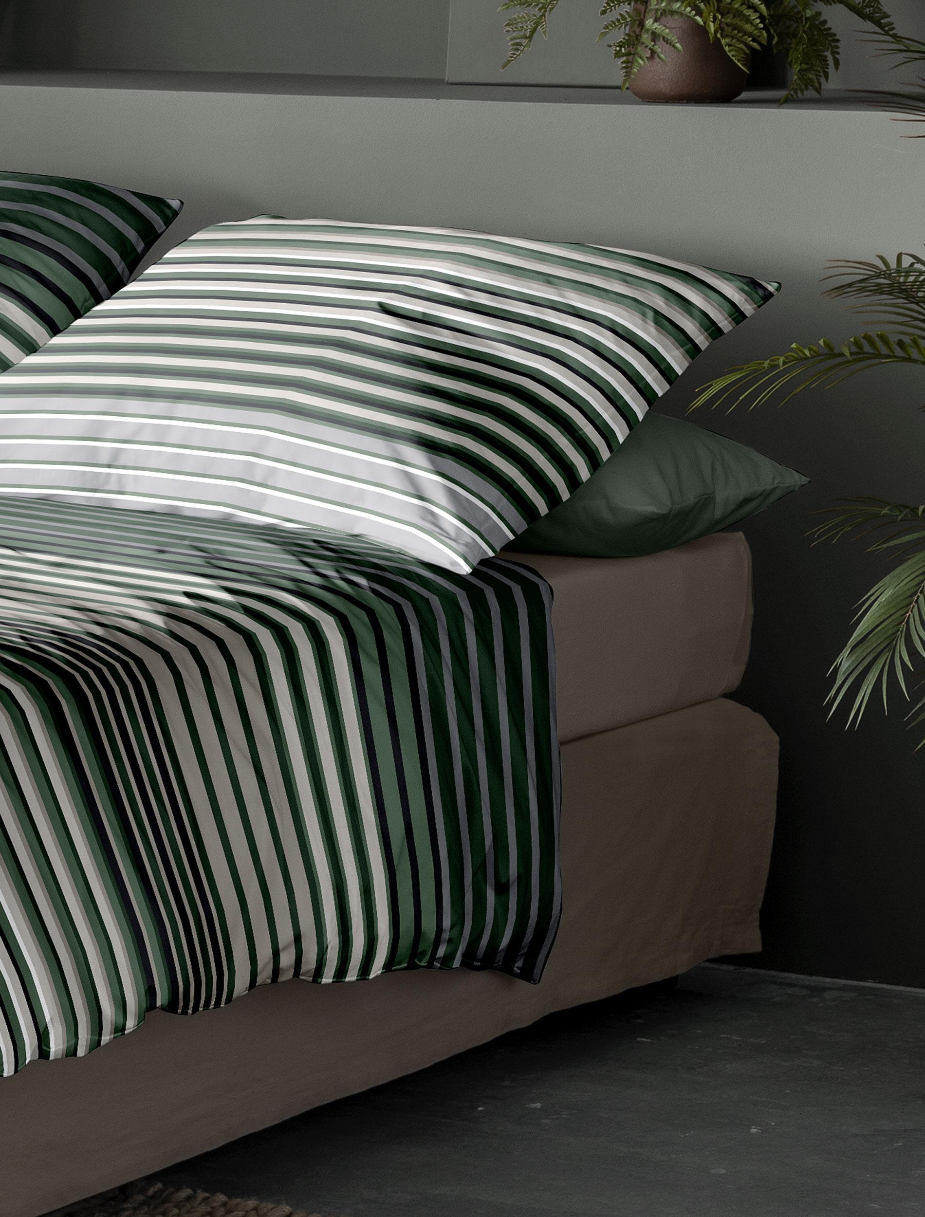 Irisette Tencel-Satin Bettwäsche LOTUS ca. 135x200cm in Farbe salbei
