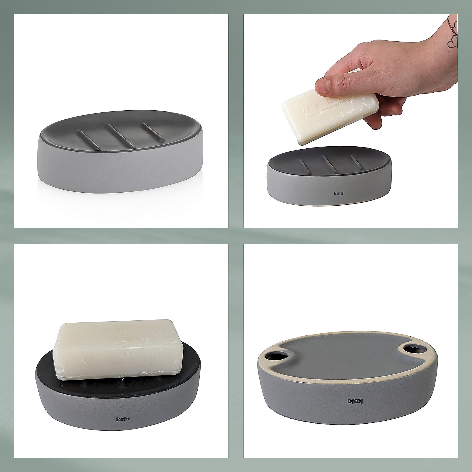 Kela Seifenschale Matsi hellgrau MATSI in , Zubehor, Geldbörse