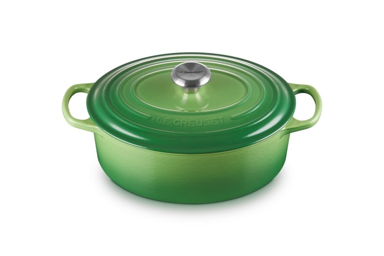 Le Creuset Bräter Sig 29cm SIG in Farbe Bamboo Green Le Creuset Bräter Sig 29cm Bamboo Green Oval