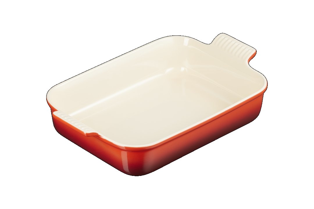Le Creuset Auflaufform Tradition 32cm TRADITION in Farbe Kirschrot Le Creuset Auflaufform Ø ca. 32cm Kirschrot