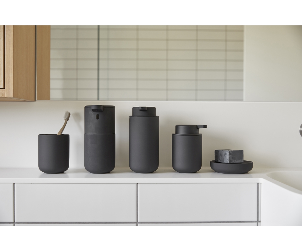 Zone Denmark Seifenschale 12 cm in Farbe black